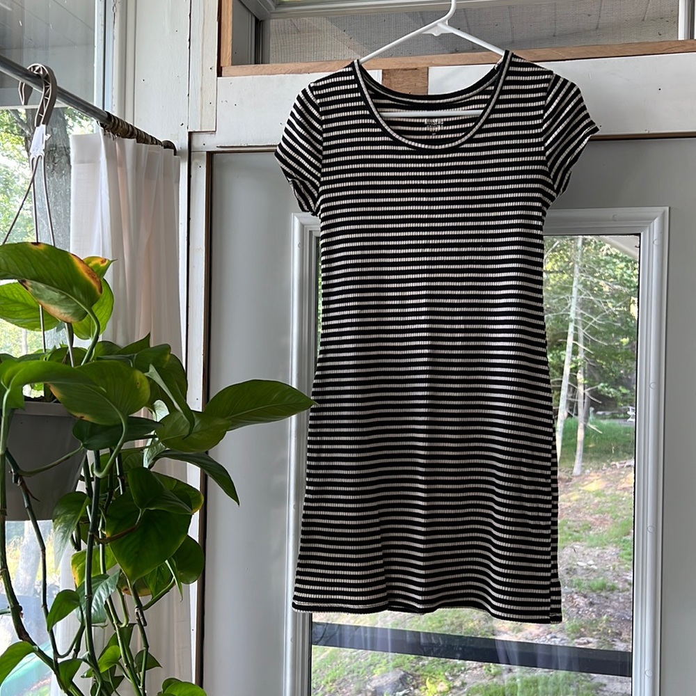 Mossimo Supply Co by Target Striped Ribbed T-shirt Dress